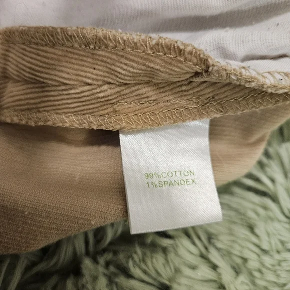 Lilly Pulitzer Tulah Sesame Tan Corduroy Mini Skirt Size 4 - Picture 6 of 6